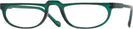 Rectangle Greatful Green Better Half Single Vision Half Frame View #1