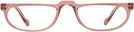 Rectangle Blushing Rose Better Half Single Vision Half Frame View #2