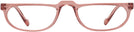 Rectangle Blushing Rose Better Half Single Vision Half Frame View #2