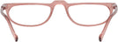 Rectangle Blushing Rose Better Half Single Vision Half Frame View #4