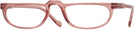 Rectangle Blushing Rose Better Half Single Vision Half Frame View #1