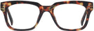 Square Matte Mahogany Tortoise Brooklyn Single Vision Full Frame View #2