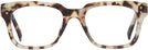 Square Matte Buff Tortoise Brooklyn Single Vision Full Frame View #2