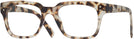 Square Matte Buff Tortoise Brooklyn Single Vision Full Frame View #1