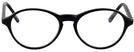 Round Black Calvin Progressive No-Lines View #2