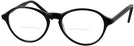Round Black Calvin Bifocal View #1