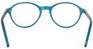 Round Blue Calvin Progressive No-Lines View #4
