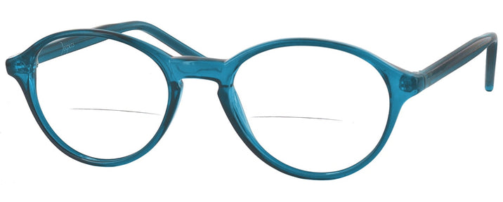 Round Blue Calvin Bifocal View #1