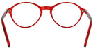 Round Red Calvin Single Vision Full Frame View #4