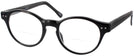 Round Black Dean&#39;s List Bifocal View #1