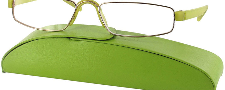  Citrine/Gold Fast Company Single Vision Half Frame View #1