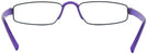Rectangle Blue / Violet Fast Company Single Vision Half Frame View #4