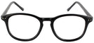 Round Black Ivy League Progressive No-Lines View #2