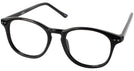 Round Black Ivy League Progressive No-Lines View #1