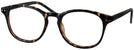 Round Tortoise Ivy League Single Vision Full Frame View #1