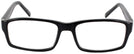 Rectangle Black MBA Progressive No-Lines View #2