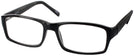 Rectangle Black MBA Progressive No-Lines View #1