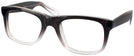 Wayfarer Black Crystal Mr. Drysdale Single Vision Full Frame View #1