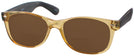 Wayfarer Amber/Black Rat Pack Bifocal Reading Sunglasses View #1