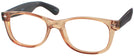 Wayfarer Amber/Black Rat Pack Single Vision Full Frame View #1