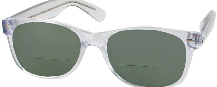 Wayfarer Clear Rat Pack Bifocal Reading Sunglasses View #1
