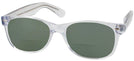 Wayfarer Clear Rat Pack Bifocal Reading Sunglasses View #1