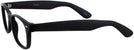 Wayfarer Matte Black Rat Pack Computer Style Progressive View #3