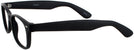 Wayfarer Matte Black Rat Pack Single Vision Full Frame View #3