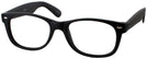 Wayfarer Matte Black Rat Pack Computer Style Progressive View #1