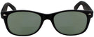 Wayfarer Matte Black Rat Pack Bifocal Reading Sunglasses View #2