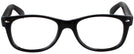 Wayfarer Shiny Black Rat Pack Progressive No-Lines View #2