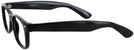 Wayfarer Shiny Black Rat Pack Computer Style Progressive View #3