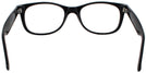 Wayfarer Shiny Black Rat Pack Single Vision Full Frame View #4