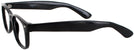 Wayfarer Shiny Black Rat Pack Bifocal View #3