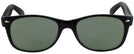 Wayfarer Shiny Black Rat Pack Progressive Reading Sunglasses View #2
