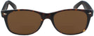 Wayfarer Dark Tortoise Rat Pack Bifocal Reading Sunglasses View #2