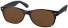 Wayfarer Dark Tortoise Rat Pack Bifocal Reading Sunglasses View #1