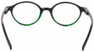 Round Emerald / Black Well Versed Single Vision Full Frame View #4