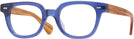 Square Translucent Blue Kala 8mm Computer Style Progressive View #1