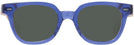 Square Translucent Blue Kala 8mm Progressive Reading Sunglasses View #2