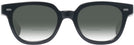 Square Black Kala 8mm w/ Gradient Bifocal Reading Sunglasses View #2