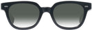 Square Black Kala 8mm w/ Gradient Progressive Reading Sunglasses View #2