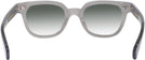 Square Translucent Gray Kala 8mm w/ Gradient Progressive Reading Sunglasses View #4
