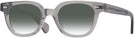 Square Translucent Gray Kala 8mm w/ Gradient Progressive Reading Sunglasses View #1