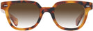 Square Honey Tortoise Kala 8mm w/ Gradient Progressive No-Line Reading Sunglasses View #2