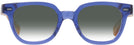 Square Translucent Blue Kala 8mm w/ Gradient Progressive Reading Sunglasses View #2
