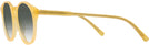 Round Yellow Kala 906 w/ Gradient Bifocal Reading Sunglasses View #3