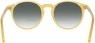 Round Yellow Kala 906 w/ Gradient Bifocal Reading Sunglasses View #4