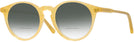 Round Yellow Kala 906 w/ Gradient Bifocal Reading Sunglasses View #1