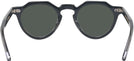 Round Black Crystal Kala Arty Progressive Reading Sunglasses View #4
